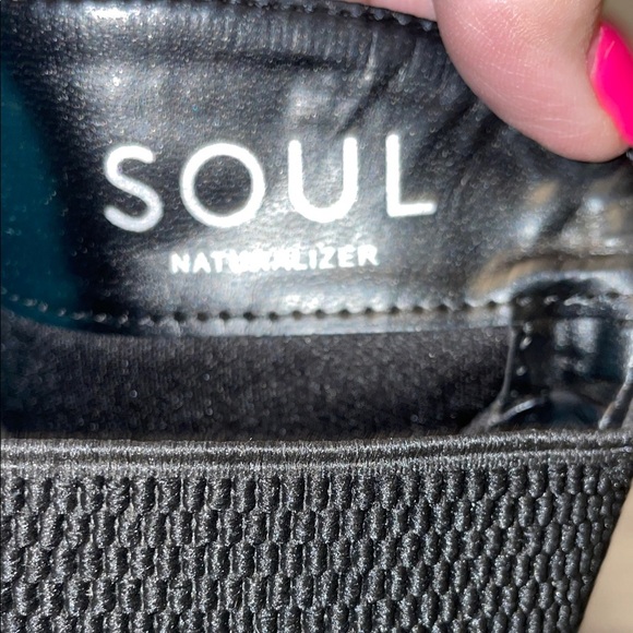 SOUL Naturalizer Black leather Over the Knee Boots Sz 6.5 - Picture 4 of 7